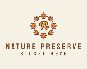 Organic Floral Nature  logo design