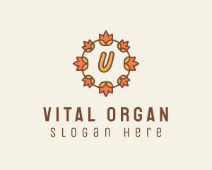 Organic Floral Nature  logo design