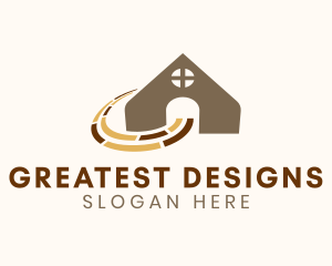 Home Flooring Design logo design