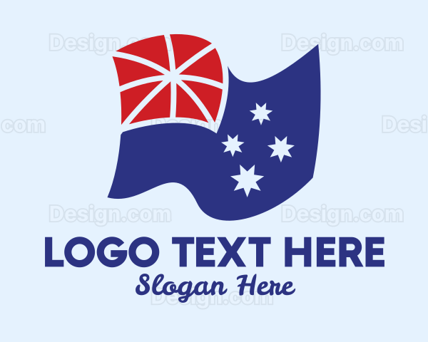 Simple Australian Flag Logo