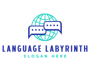 Globe Language Communication logo