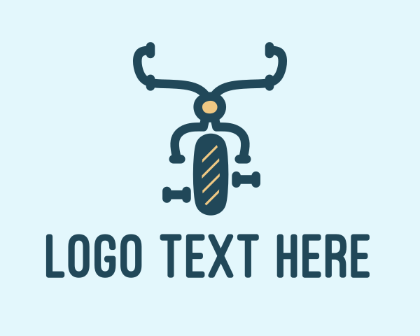 Bicycle-repair logo example 4