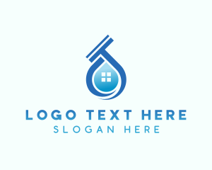 Cleaning Squeegee Droplet logo