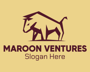 Maroon Wild Bull logo