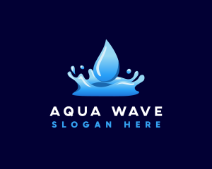 Water Fluid Aqua logo