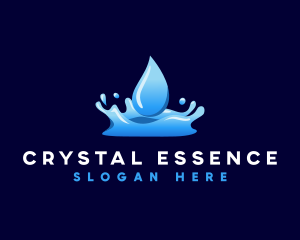 Water Fluid Aqua logo