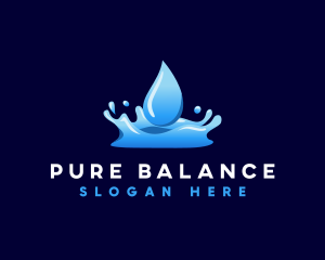 Water Fluid Aqua logo