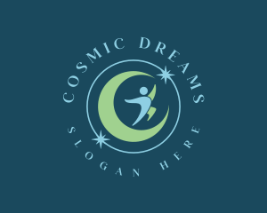 Cosmic Moon Wellness logo design