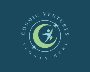 Cosmic Moon Wellness logo design