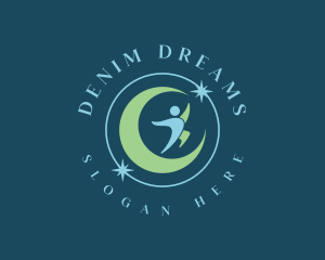 Cosmic Moon Wellness logo design