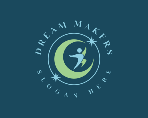 Cosmic Moon Wellness logo design