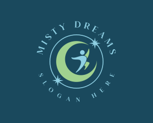 Cosmic Moon Wellness logo design