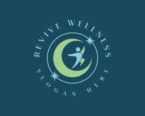 Cosmic Moon Wellness logo design