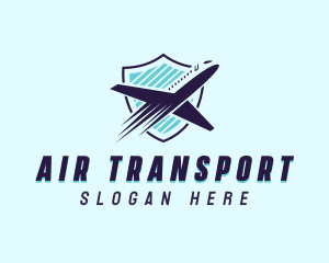 Flight Logistics Plane logo design