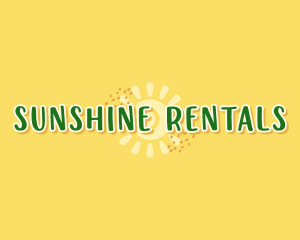 Cute Doodle Sun logo