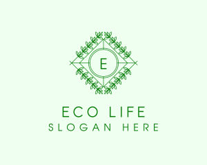 Organic Plant Garden logo design