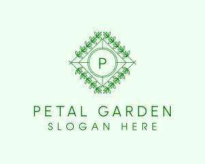 Organic Plant Garden logo design