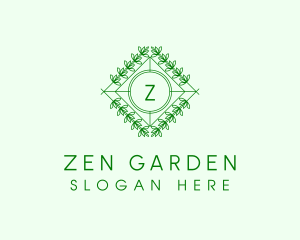 Organic Plant Garden logo design