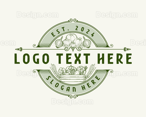 Vegetable Farmers Market Logo