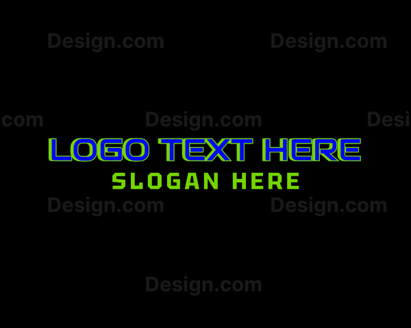 Generic Cyber Wordmark Logo
