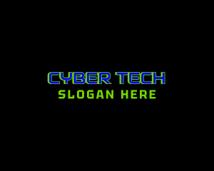 Generic Cyber Wordmark logo