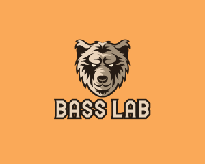 Wild Grizzly Bear logo design