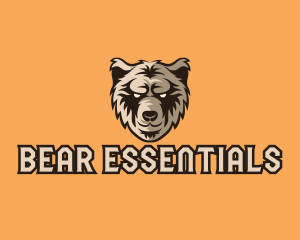 Wild Grizzly Bear logo