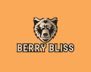 Wild Grizzly Bear logo design