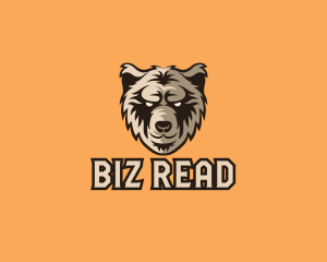 Wild Grizzly Bear logo design