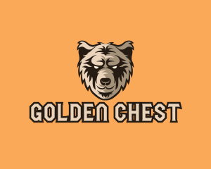 Wild Grizzly Bear logo design