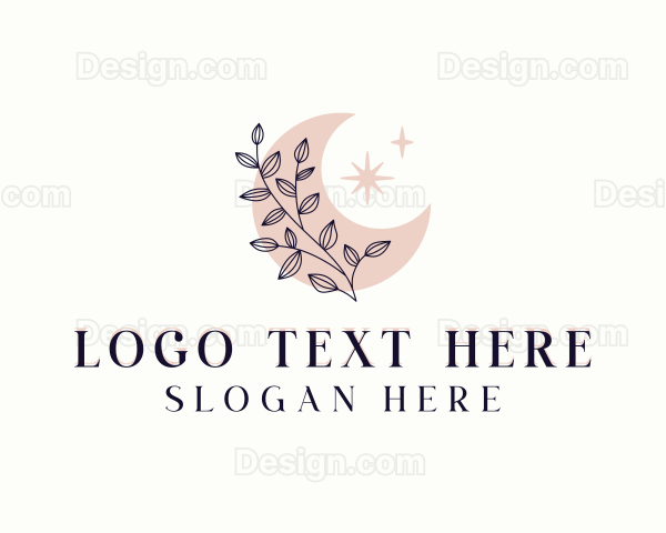 Moon Floral Garden Logo