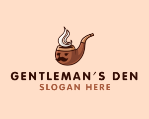 Pipe Tobacco Smoking logo design