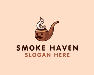 Pipe Tobacco Smoking logo