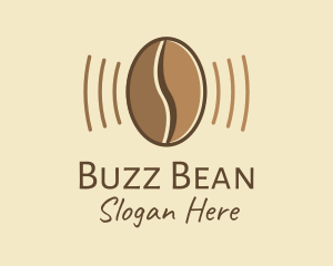 Coffee Bean Vibrate  logo design