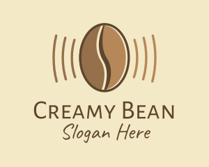 Coffee Bean Vibrate  logo design