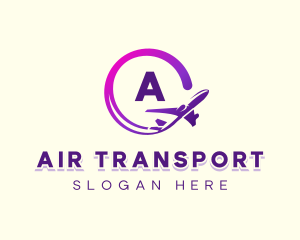 Logistics Airplane Aviation logo design