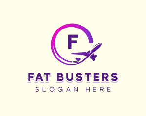 Logistics Airplane Aviation logo design