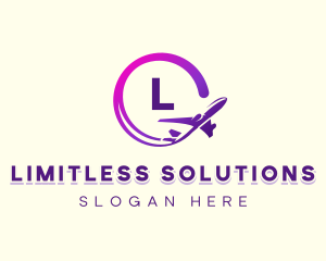 Logistics Airplane Aviation logo design