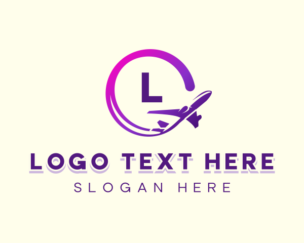 Logistics Airplane Aviation logo