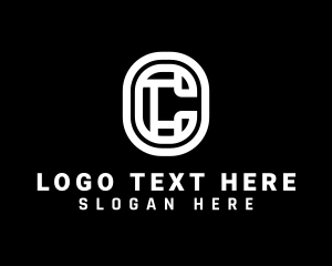 Minimalist Business Letter C Badge logo design