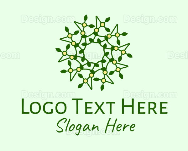 Eco Natural Pattern Logo
