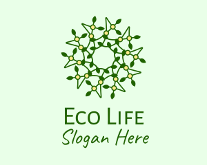 Eco Natural Pattern  logo design