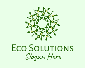 Eco Natural Pattern  logo design