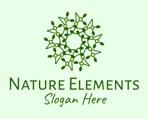 Eco Natural Pattern  logo design