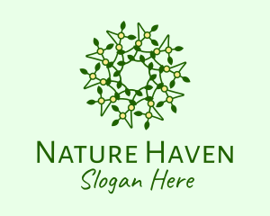 Eco Natural Pattern  logo design