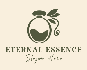 Organic Perfume Bottle logo design