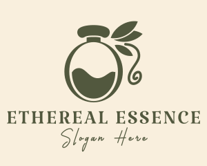 Organic Perfume Bottle logo design