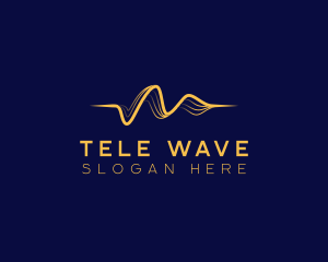 Wave Line Tech logo design