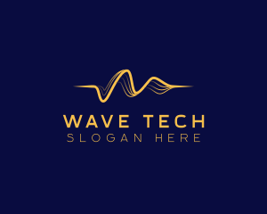 Wave Line Tech logo design