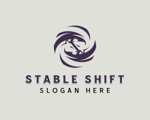 Horse Finance Investment logo design